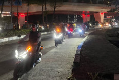Astra Motor Sumsel Ajak Komunitas Honda Rasakan Sensasi Nocturnity Riding di Palembang