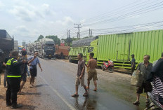Kronologi Lengkap, Laka Beruntun di Jalintim Palembang-Betung Libatkan 4 Truk Fuso