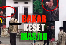 Pria Bakar Keset Masjid Nurul Huda Ngaku Asal Palembang, Saat Dicegat Keluarkan Sajam 
