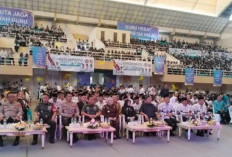 GOR Biduk Kajang Kayuagung Dipadati Guru Peringatan HUT PGRI dan HGN Tingkat Sumsel