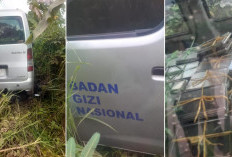 Hilang Kendali, Mobil MBG Tabrak Pengendara Sepeda Motor di Talang Kelapa Banyuasin