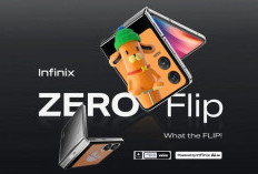 Infinix Zero Flip Hadirkan Kombinasi Layar Lipat Modern Panel LTPO AMOLED dengan Refresh Rate 120 Hz