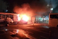Rentetan Kerusakan Akibat Kerusuhan Terjadi di Palembang, Kendaraan dan Pos Polisi Dibakar Anggota TNI Diciduk