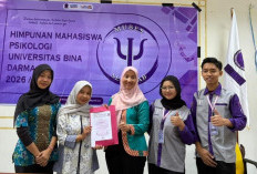 Congratulation, HMP Psikologi Universitas Bina Darma Resmi Lantik Pengurus Baru 2026/2027