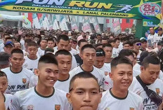 MASUK MURI, TNI Run 2026 Digelar Serentak Seluruh Indonesia, 4.000 Pelari Meriahkan JSC Palembang 