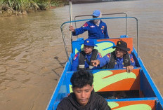 Detik-detik Pria Banyuasin Hilang Disambar Buaya, Polisi Ditpolairud Polda Sumsel Lakukan Pencarian Intensif
