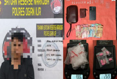 Pengedar Narkotika di Limbang Jaya Diamankan Satres Narkoba Polres Ogan Ilir, Puluhan Paket Sabu & Inex Disita