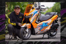 Modifikasi Yamaha NMAX “TURBO” Bergaya Balap Supersport, Angkat Nostalgia Jason DiSalvo