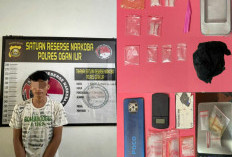 Seorang Pemuda Ditangkap Sat Res Narkoba Polres Ogan Ilir, Nekat Jadi Pengedar Sabu Demi Hidupi Ibu dan Adik