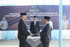 David Rosehan Dapat Promosi Jabatan Baru Sebagai Kepala Lapas Kelas IIA Curup