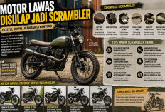 Tren Sulap Motor Lawas Jadi Scrambler Estetik, Modifikasi Simpel Kini Digandrungi Anak Muda
