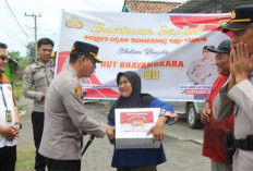 Jelang HUT Bhayangkara 2026, Polres OKU Timur Salurkan 417 Paket Bansos, Warga Sambut Antusias