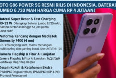 Moto G86 Power 5G Resmi Rilis di Indonesia, Baterai Jumbo 6.720 mAh Harga Cuma Rp 4 Jutaan