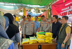 Peringati HUT Kemerdekaan RI ke-80, Polres Ogan Ilir Kolaborasi Perum Bulog Gelar Gerakan Pangan Murah