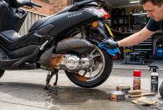Jangan Langsung Ganti! Karat di Velg dan Knalpot Motor Ternyata Bisa Hilang dengan Cara Sederhana Ini