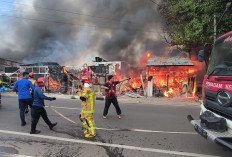 Sejumlah Kios Jalan Talang Kerangga Palembang Hangus Terbakar, Sempat Dengar Suara Ledakan
