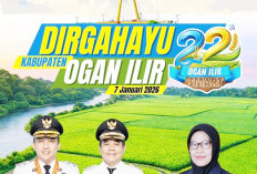 Kepala Bappeda Hj Yusriani Emiyanti, S.Si, MT Mengucapkan HUT Kabupaten Ogan Ilir ke-22 Tahun, 7 Januari 2026