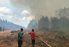 Patroli Udara dan Dropping Air Sasar Desa Karangsia, Perkuat Mitigasi Karhutla Polres OKI