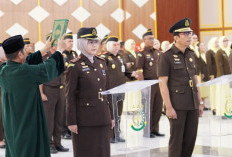 Kajati Sumsel Lantik 5 Kepala Kejaksaan Negeri, Tekankan Profesionalisme dan Adaptasi KUHP Baru