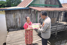 Polres OKI Baksos dan Bakti Religi, Salurkan Paket Sembako Sambut HUT Bhayangkara ke-80