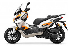Skuter Adventure Gagah Aveta Falcon 180, Touring Sambil Bikin Konten Dilengkapi Kamera Dasbor 