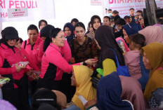 Bhayangkari Peduli Tembus Pulau Borang Banyuasin, 1.600 Paket Sembako dan Layanan Medis Gratis Disalurkan
