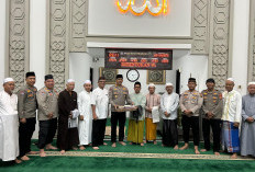 Dirbinmas Polda Sumsel Safari Subuh di Masjid Raya CGC Palembang