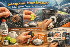 Lubang Kunci Motor Berkarat Karena Hujan? Cukup Pakai Bahan Dapur Ini, Dijamin Lebih Lancar!
