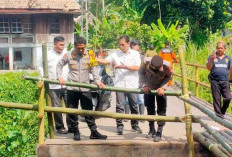 Kapolres Ogan Ilir Tinjau Langsung Jembatan Ambruk, Pastikan Penanganan Cepat dan Keselamatan Warga