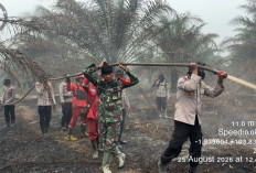 Operasi Aman Nusa II, 10 Personel Satbrimob Bergerak Padamkan Karhutla di Bayung Lencir