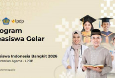 Beasiswa Indonesia Bangkit Kemenag 2026 Dibuka hingga 31 Mei! Syarat Dipermudah, Peluang Kuliah Gratis S1–S3