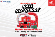 Honda Sumsel Kampanyekan ‘Hati No Worry’, Ajak Konsumen Gunakan Suku Cadang Asli Honda