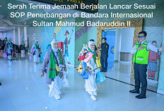 Debarkasi Haji Kloter 7 Tiba di Palembang,  444 Jemaah Haji Antara Asal Provinsi Babel 