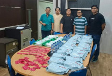 35 Kg Sabu dan 600 Pil Happy Five Disembunyikan di Bodi Mobil, Polda Sumsel Bekuk Kurir di Musi Banyuasin