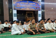 Jelang Hari Bhayangkara ke-80, Ratusan Santri dan Mahasiswa Khatamkan 30 Juz di Polda Sumsel
