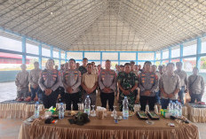 Ajak Warga Cegah Karhutla, Kapolres OKI Silaturahmi dengan Kades di Kecamatan Lempuing Jaya