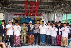 Perkuat Silaturahmi dengan Ulama dan Masyarakat, Kapolres OKI Hadiri Hari Santri di Ponpes An-Nur