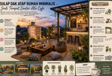 Sulap Dak Atap Rumah Minimalis Jadi Tempat Santai Ala Cafe, Dijamin Bikin Betah di Rumah