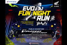 Honda Sumsel Gelar EVO Fun Night Run, Ajak Warga Palembang Rayakan Gaya Hidup Sehat