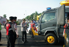 Jelang Ops Ketupat Musi 2026 Polres OKI Gelar Apel Pengecekan Ranmor Dinas