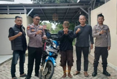 Pencuri Motor Milik Warga Payaraman Timur Diamankan di Polsek Tanjung Batu, Tertangkap di Menanti Muara Enim 