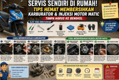 Servis Sendiri di Rumah! Ini Tips Hemat Membersihkan Karburator dan Injeksi Motor Matic Tanpa Harus ke Bengkel