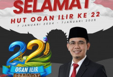 Kepala Bagian Kesra Pemkab OI, Hendrawijaya Mengucapkan HUT Kabupaten Ogan Ilir ke-22 Tahun, 7 Januari 2026