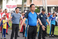 Ribuan Warga Padati Plaza GOR Pancasila Muara Enim, Antusias Ikuti Senam Asma Indonesia