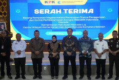 KPK Serahkan Aset Rampasan ke Kementerian HAM, Kemenkum Sumsel Dukung Pemanfaatan