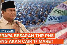 Mulai Dibayarkan 17 Maret, Ini Nominal THR PNS 2025, Lengkap Rincian Komponen dan Besaran Tunjangannya