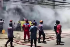 Toko Baju dan Cafe di Palembang Hangus Terbakar Diduga Dipicu Kompor Lupa Dimatikan Karyawan Saat Masak 