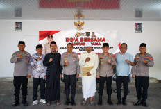 Doa Lintas Agama Jadi Ruang Kebersamaan pada Hari Bhayangkara ke-80 di Polres OKI
