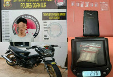 Sat Res Narkoba Polres Ogan Ilir Tangkap Pengedar Sabu di Tanjung Raja, Amankan 2,38 Gram Barang Bukti