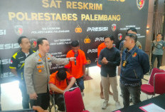 Pelaku Begal Sadis di Palembang Beraksi di 4 TKP Ditangkap Lokasi Berbeda, Jual Motor Via Online 